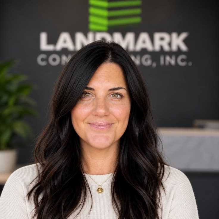Liz Galluzi, Office Manager at Landmark Contracting